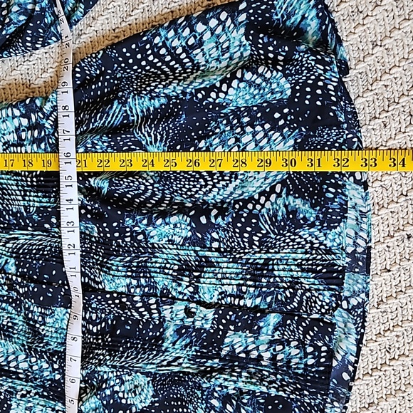 Cynthia Steffe Trapez Chiffon Long Sleeves High Neck Mini Dress size 0 - Picture 11 of 15